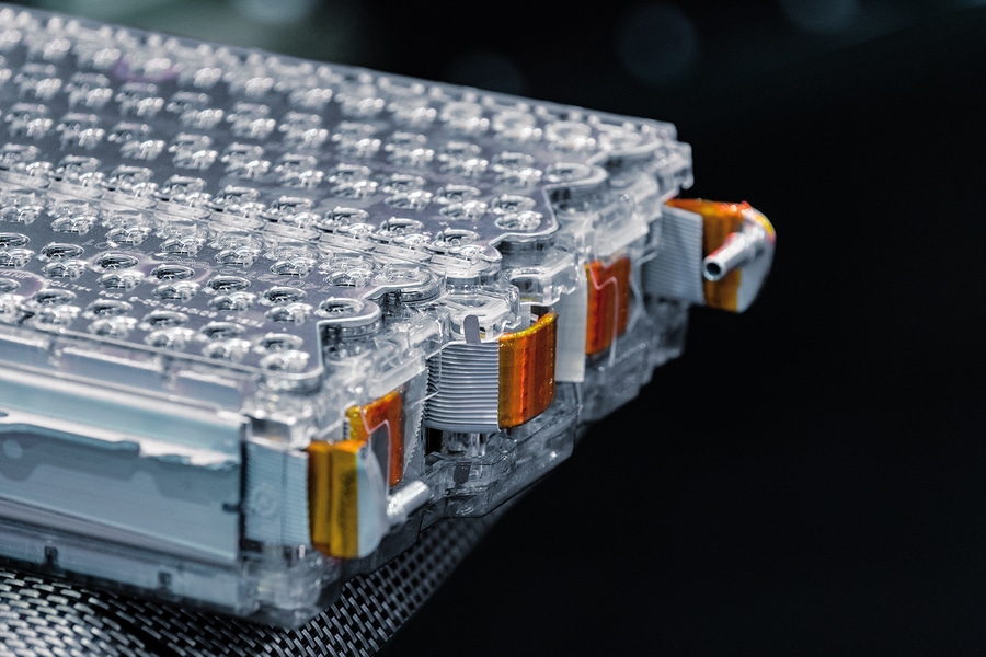 Electric Car Lithium Battery Pack And Power Connections