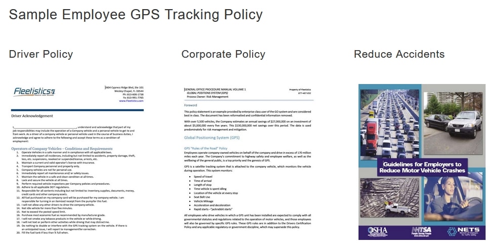 Sample employee gps tracking policy