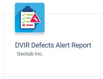 DVIR Defects Report