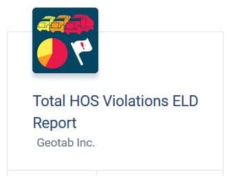 Total HOS Violations Report