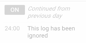 Ignored Log