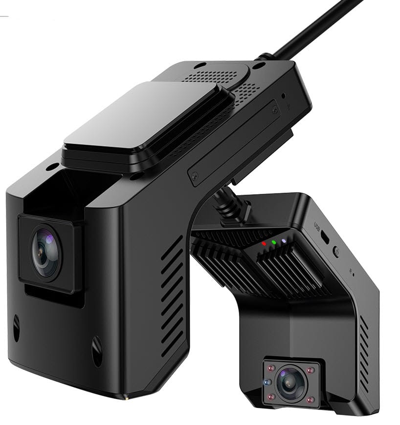 CrewChief T2 Dashcam Front and Rear Cameras
